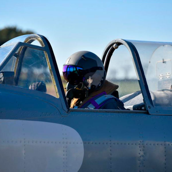 vuelo en un caza segunda guerra mundial en Barcelona